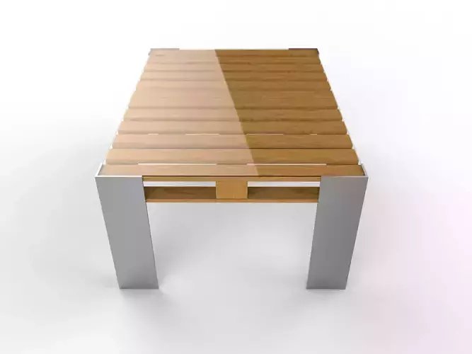 Europallete Table  3D model