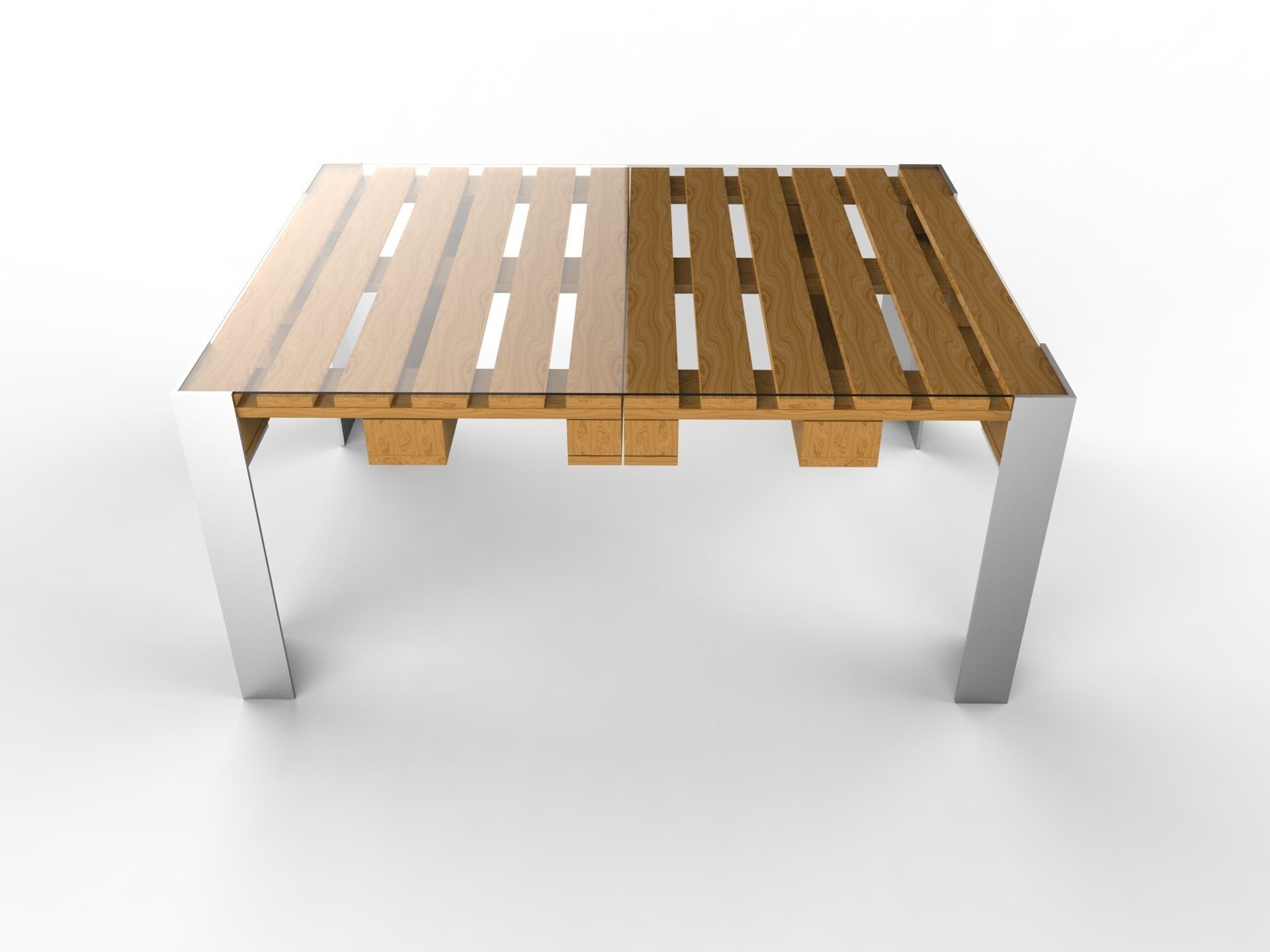 Europallete Table  3D model_1