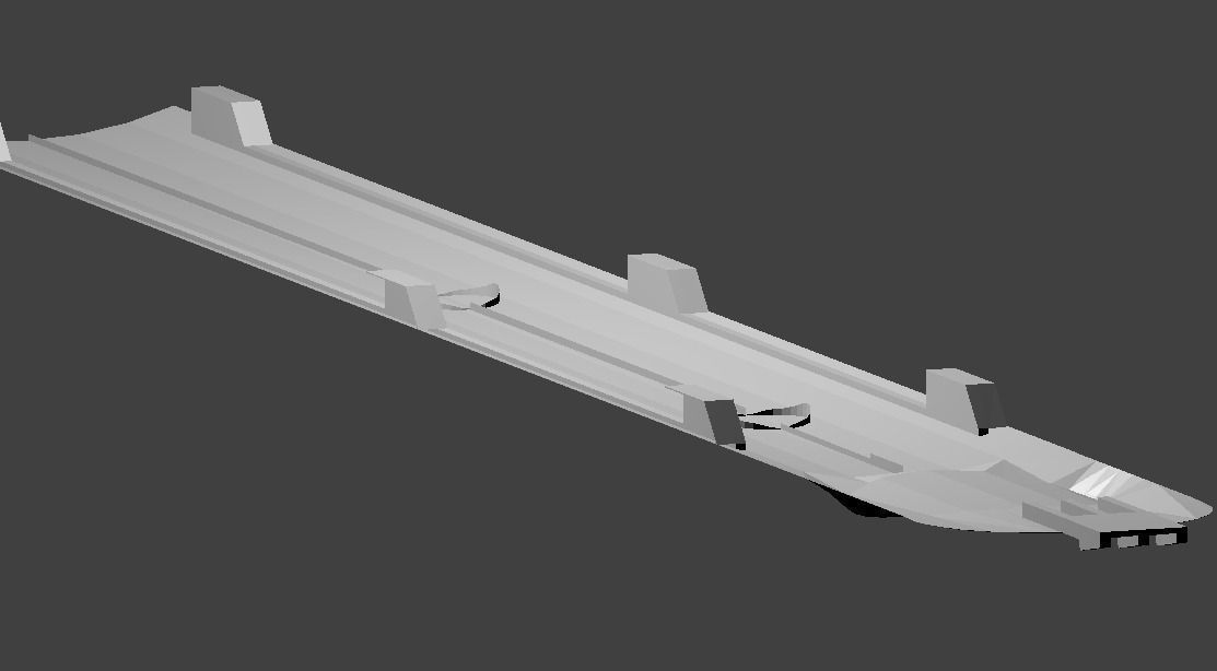 TV remote battery cover Free 3D model_4