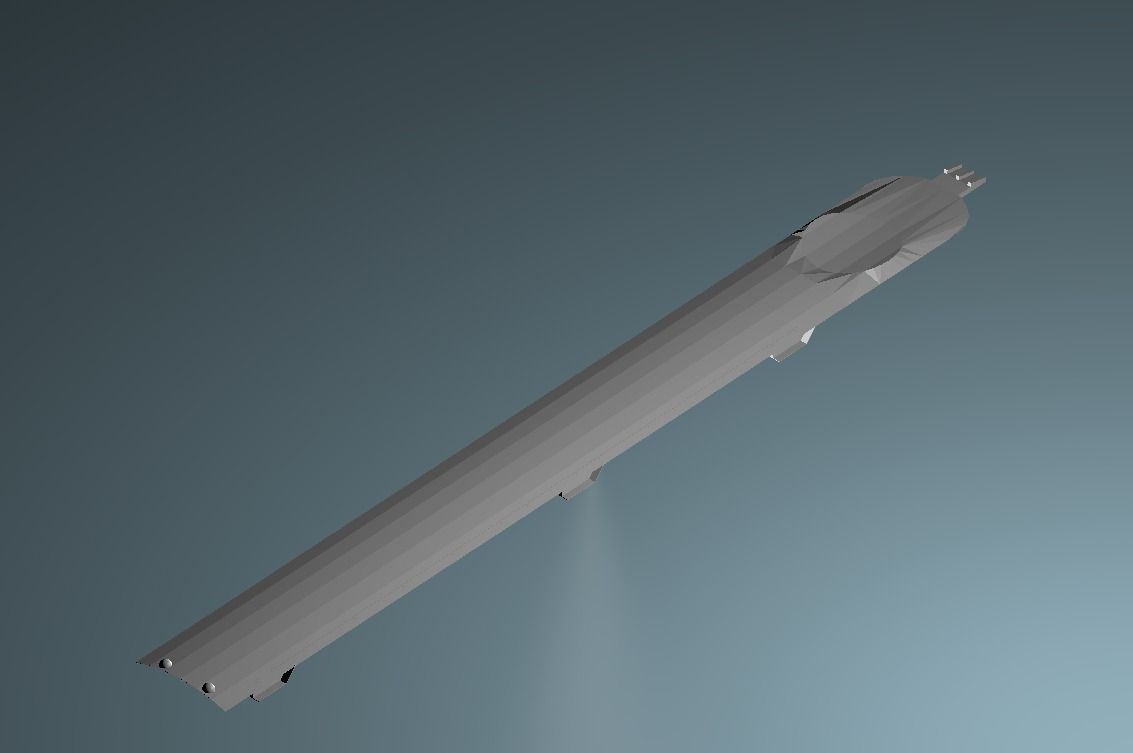 TV remote battery cover Free 3D model_2