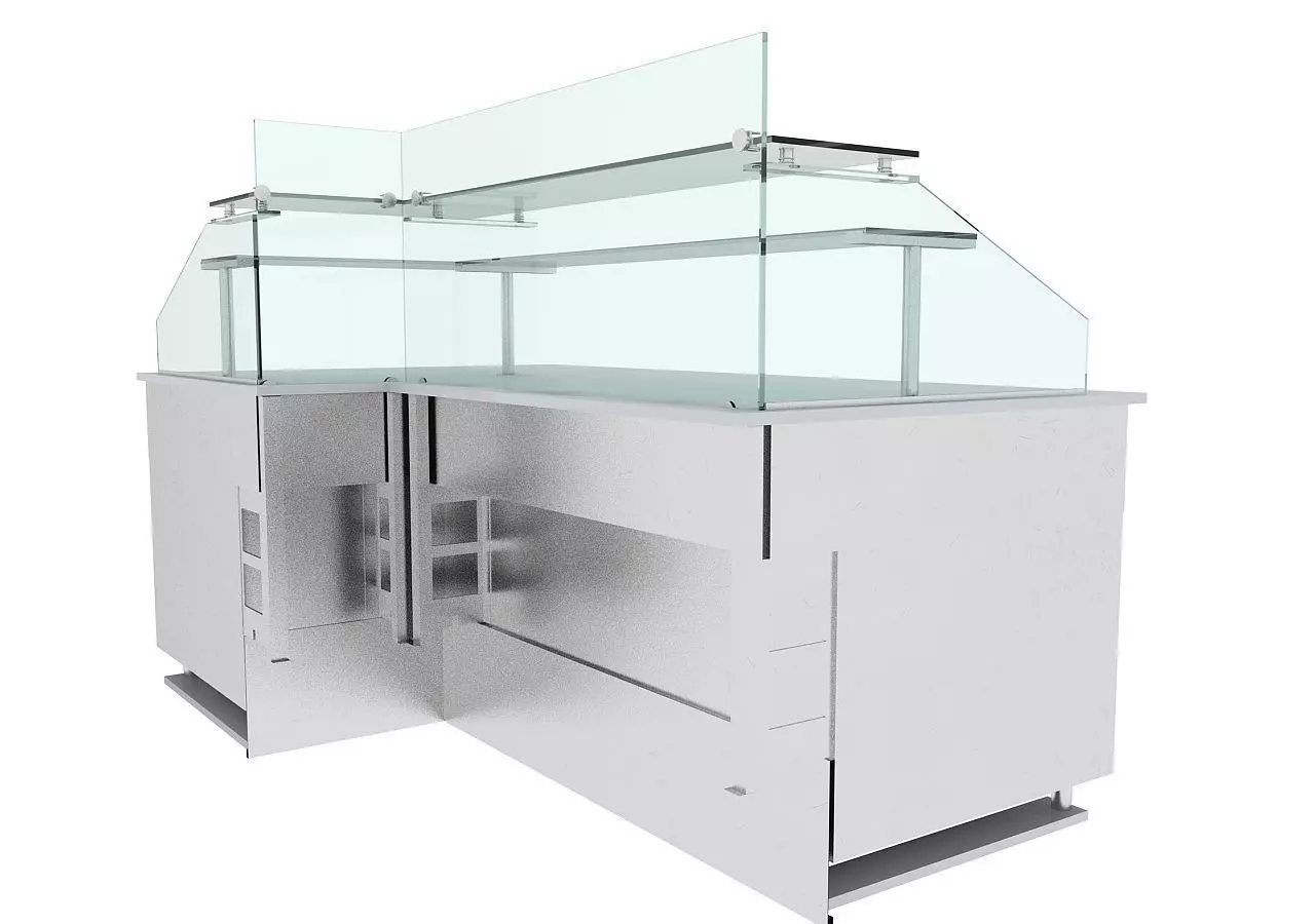 Vitrine angle Gaya 3D model