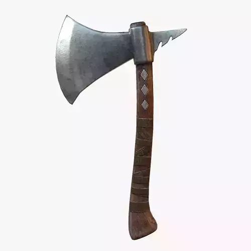 Tomahawk Axe Low-poly 3D model