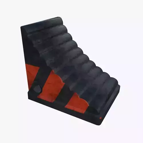 Aircraft Wheel Stopper Low-poly 3D model