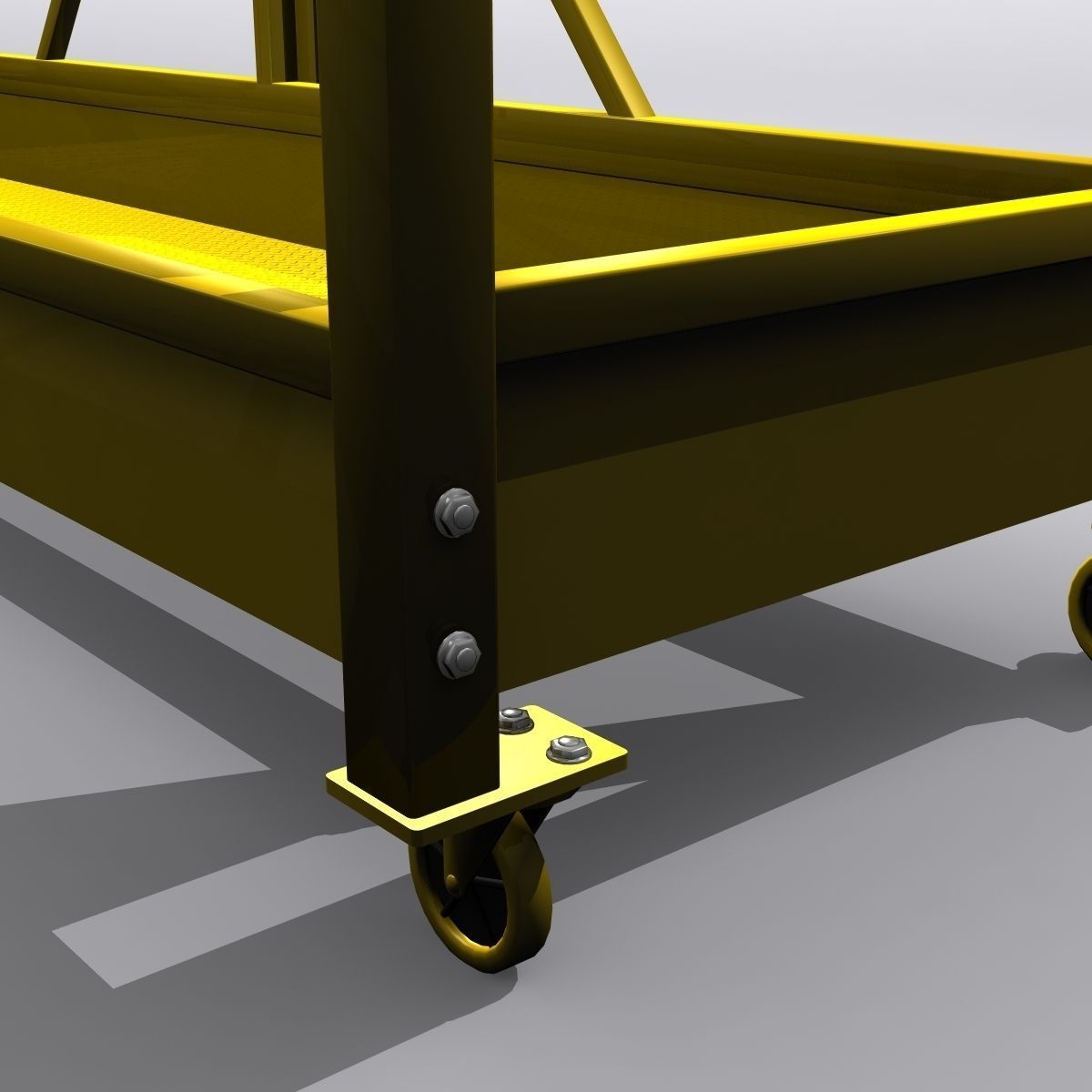 Window Cleaning Scaffold 3D model_7