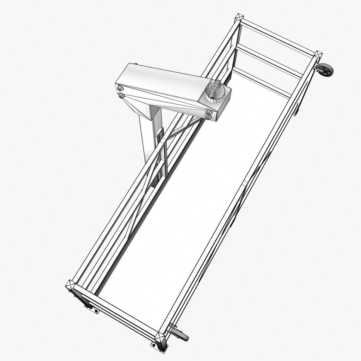 Window Cleaning Scaffold 3D model_10