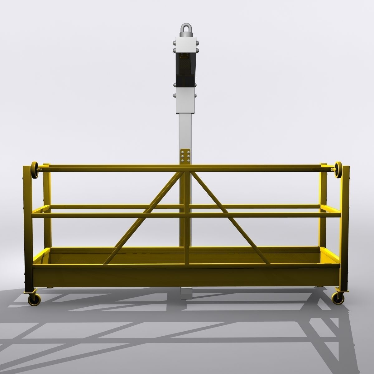 Window Cleaning Scaffold 3D model_4