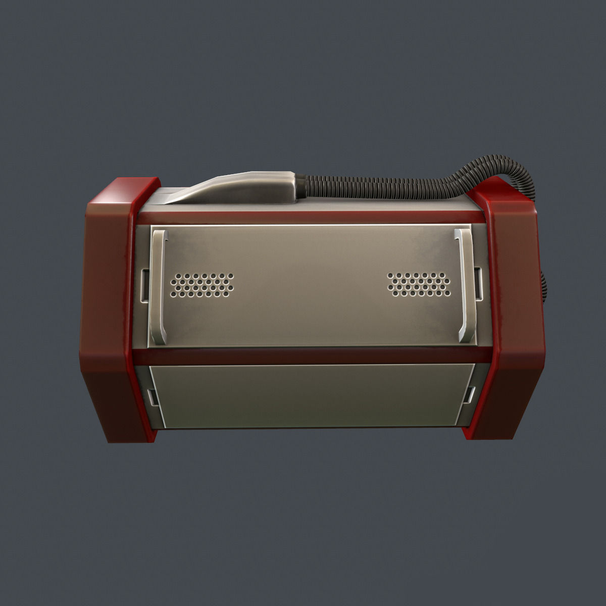 Sci Fi Container Low-poly 3D model_6