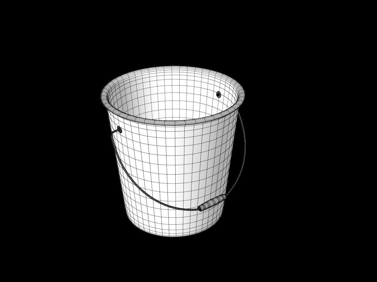 Bucket 3D model_1