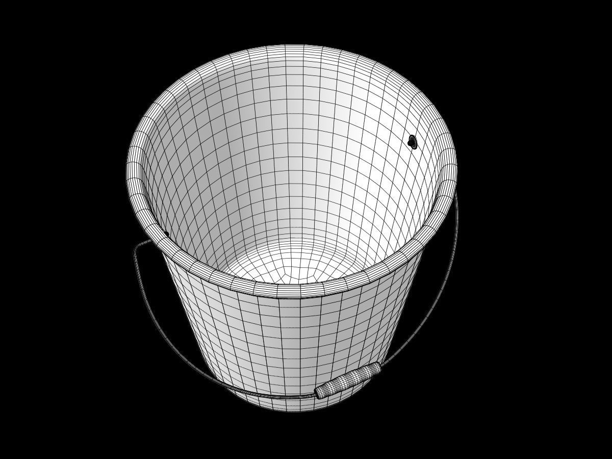 Bucket 3D model_3