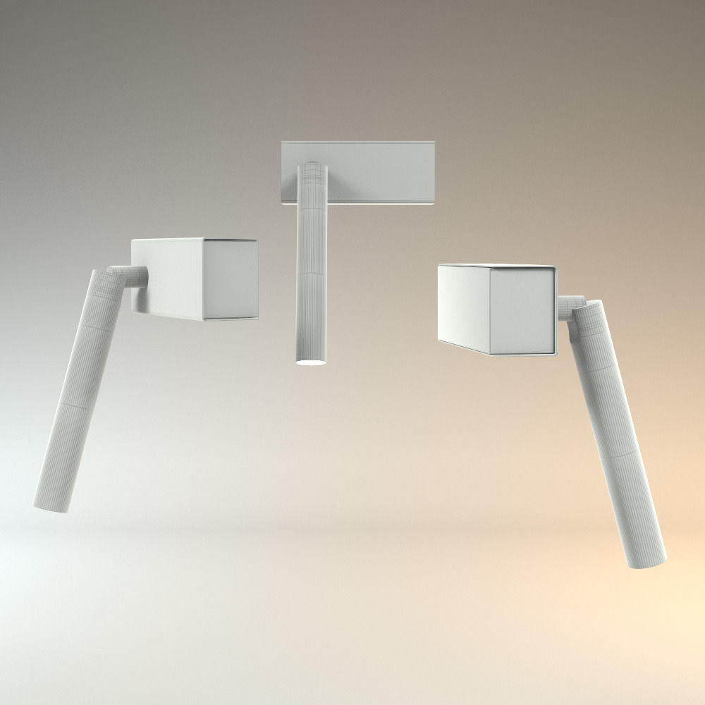 Davide Groppi mira LED light Free 3D model_1