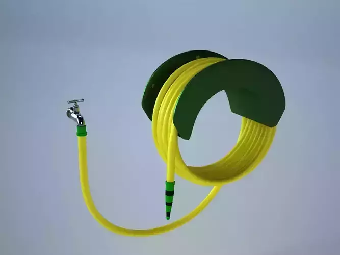 Hose and Tap 3D model