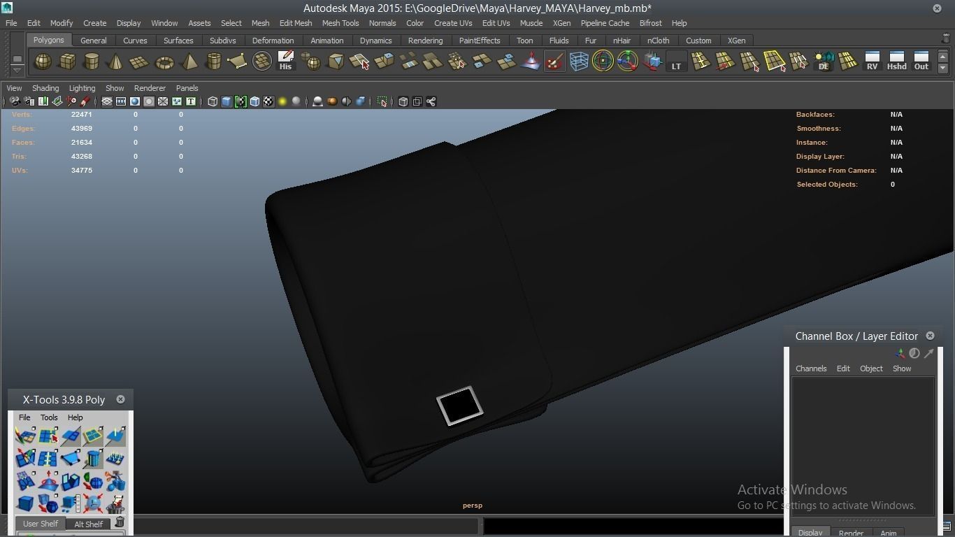 Harvey cartoon Male Character 3D model_49
