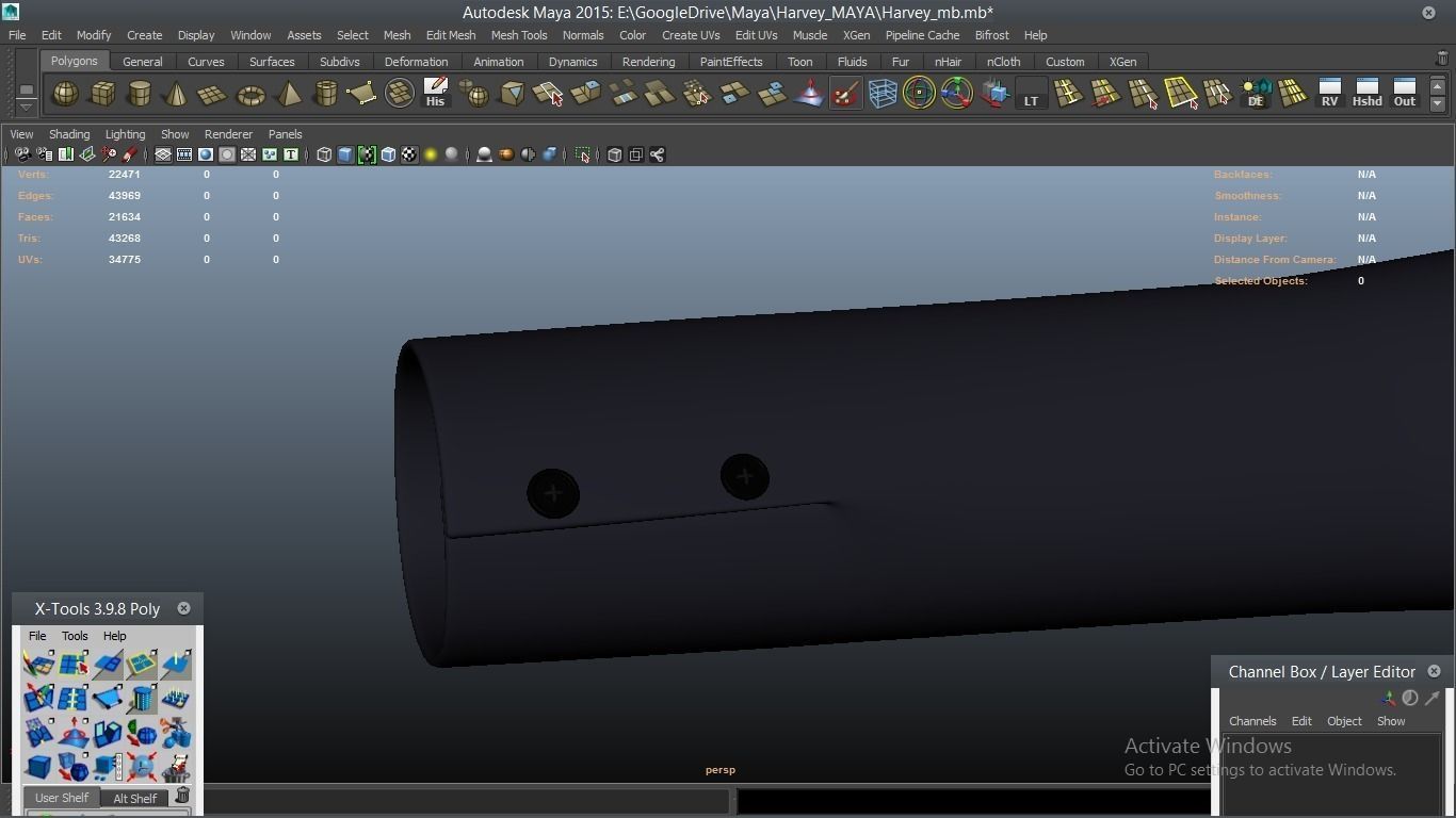 Harvey cartoon Male Character 3D model_51