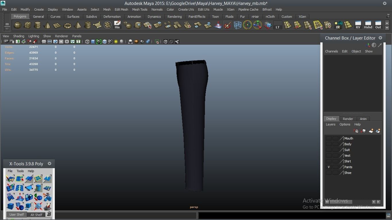 Harvey cartoon Male Character 3D model_55