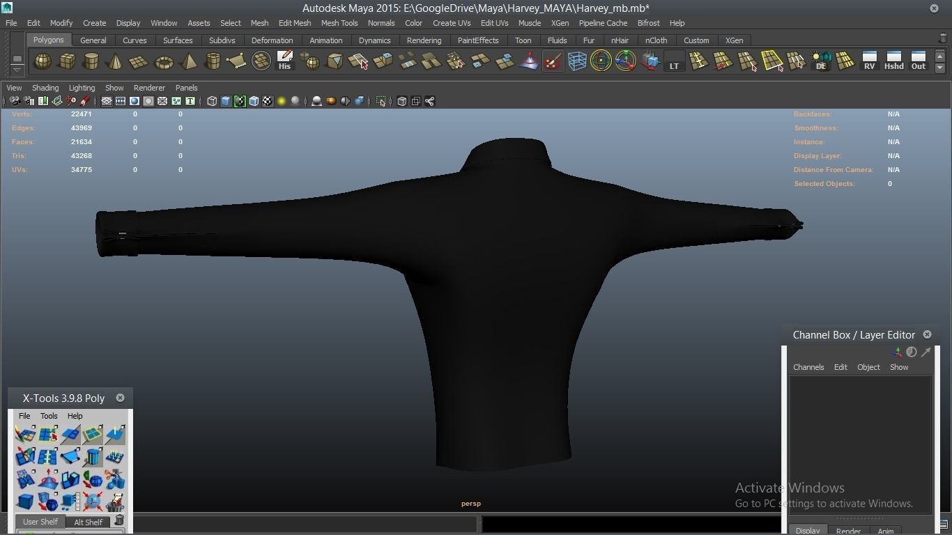 Harvey cartoon Male Character 3D model_47