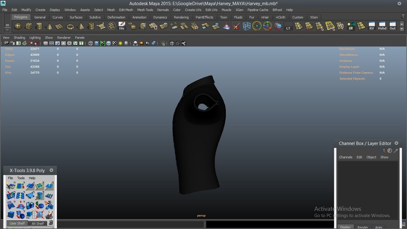 Harvey cartoon Male Character 3D model_45