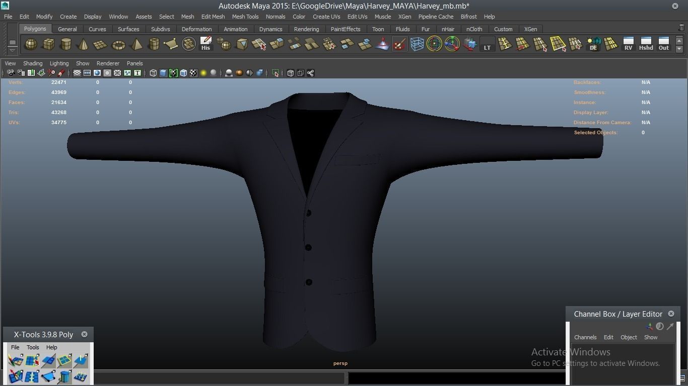 Harvey cartoon Male Character 3D model_31