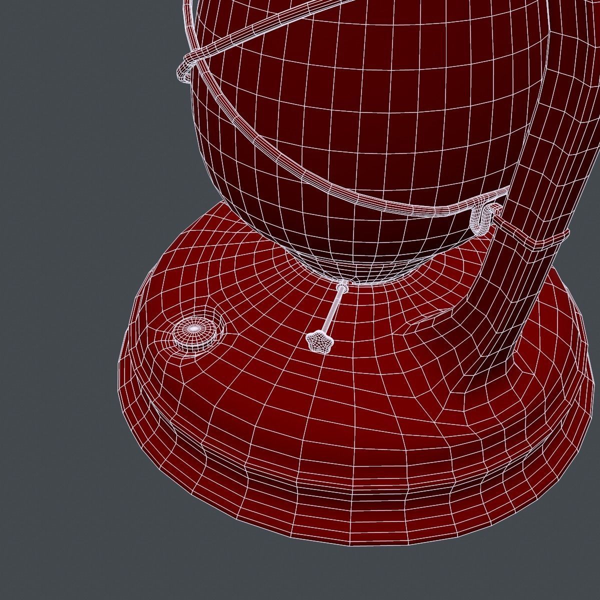 Antique Oil Lantern 3D model_5