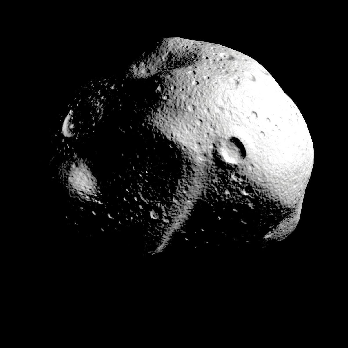 Asteroid Low-poly 3D model_10