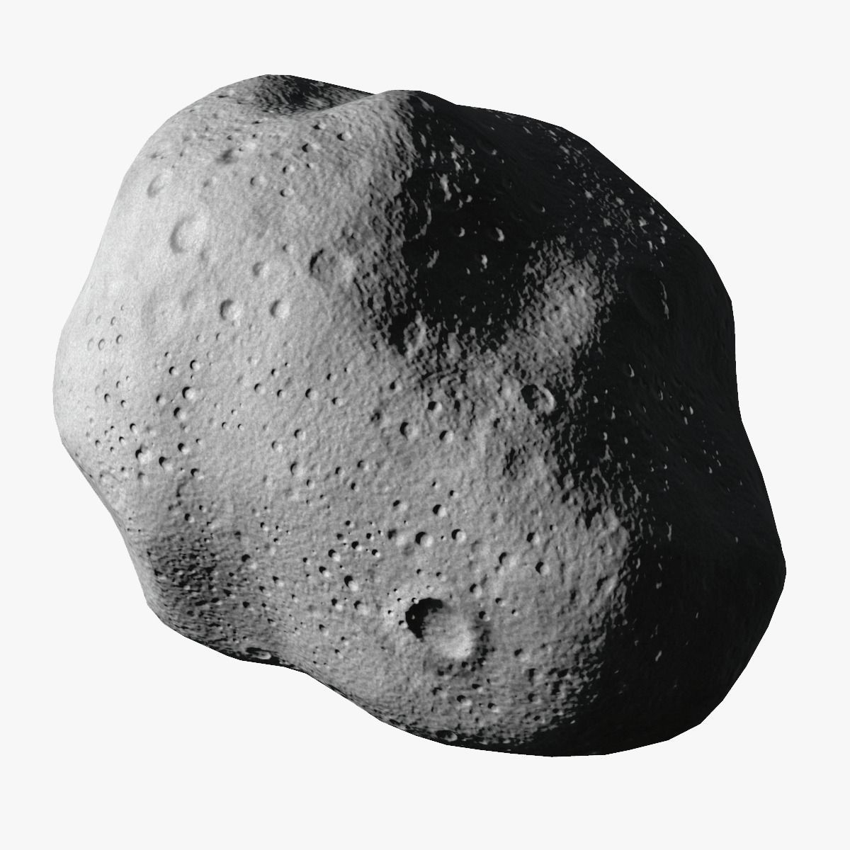 Asteroid Low-poly 3D model_0