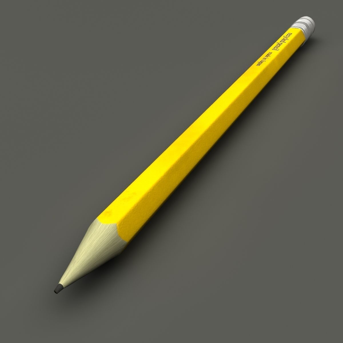 Pencil 3D model_1