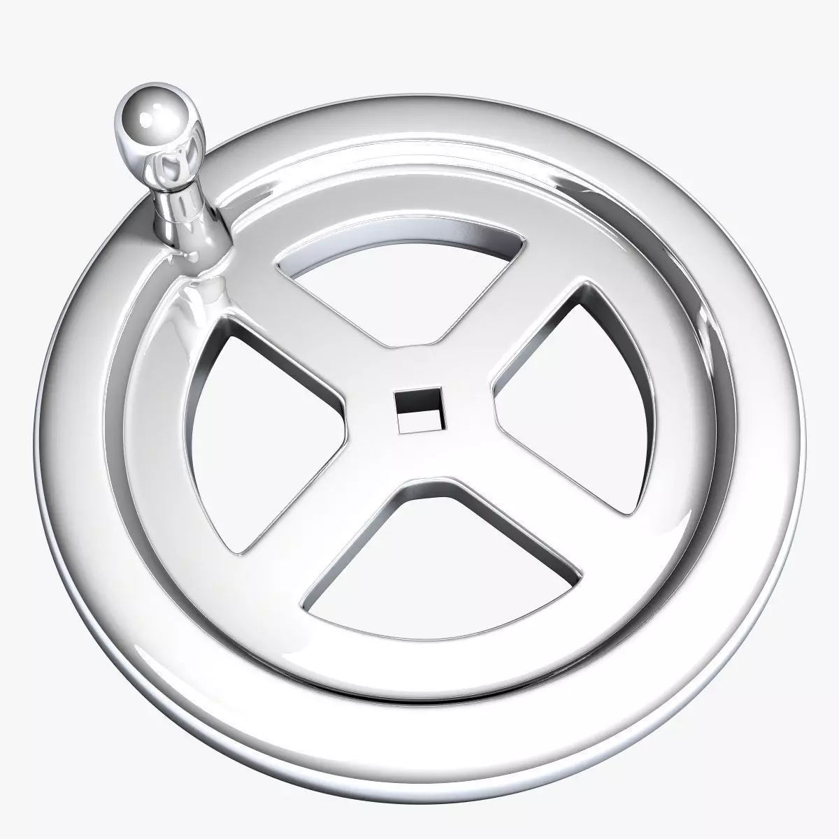 Crank Wheel High poly 3D model_0