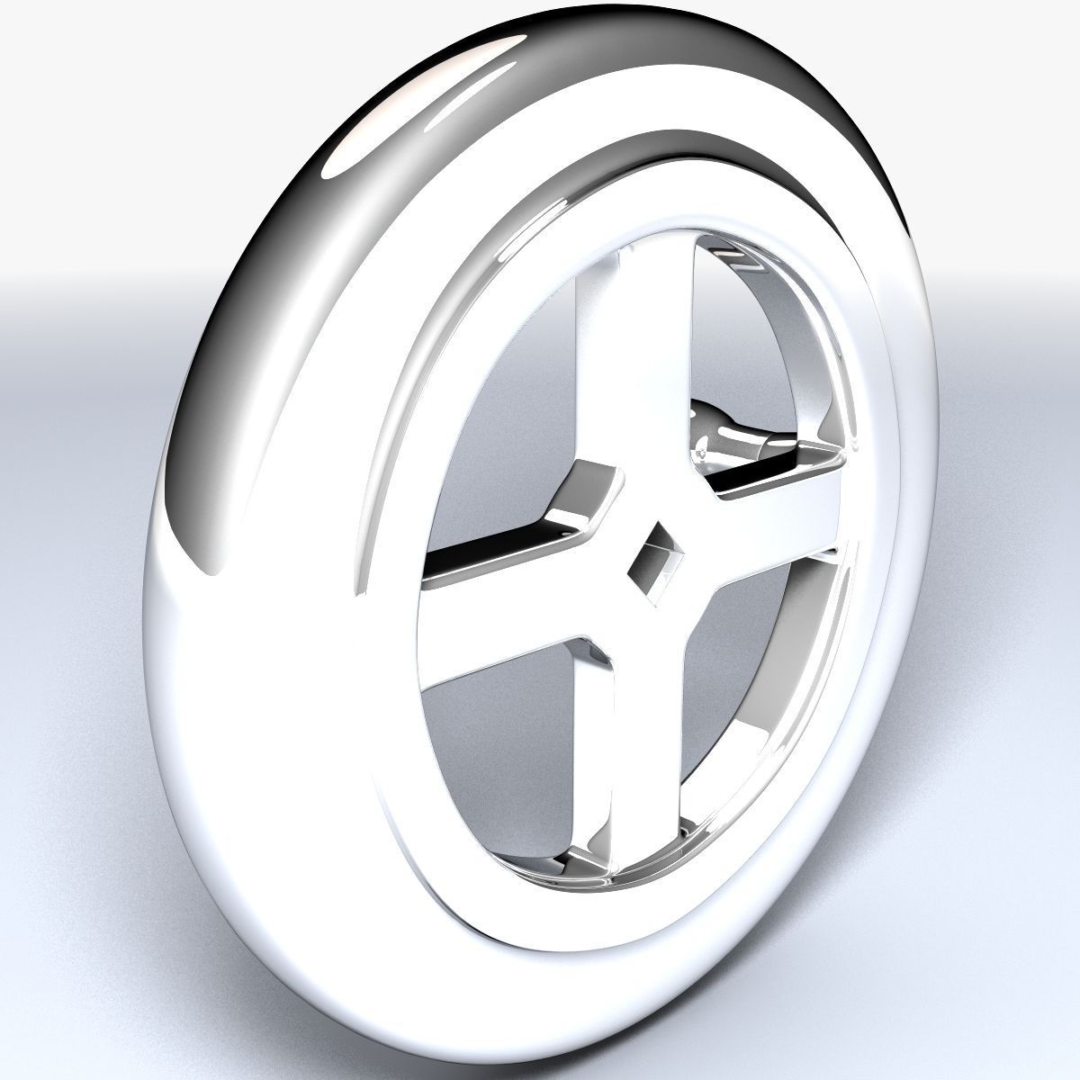 Crank Wheel High poly 3D model_8