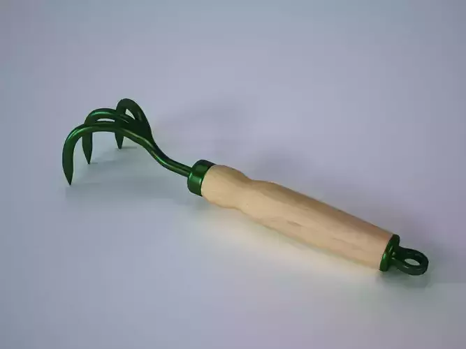 Hand Cultivator 3D model