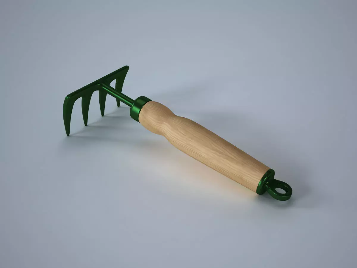 Hand Rake 3D model