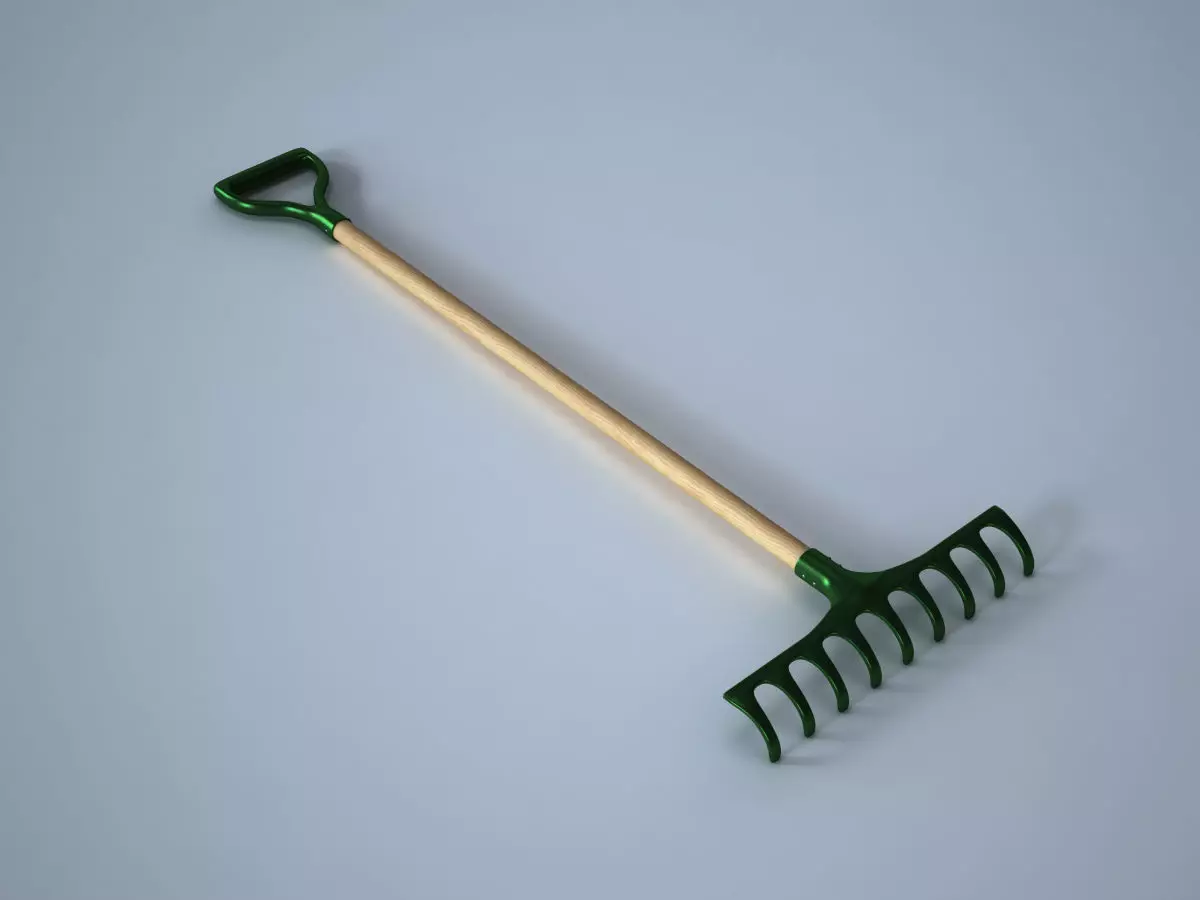 Garden Rake 3D model