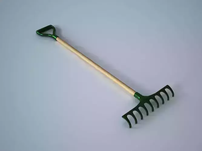Garden Rake 3D model