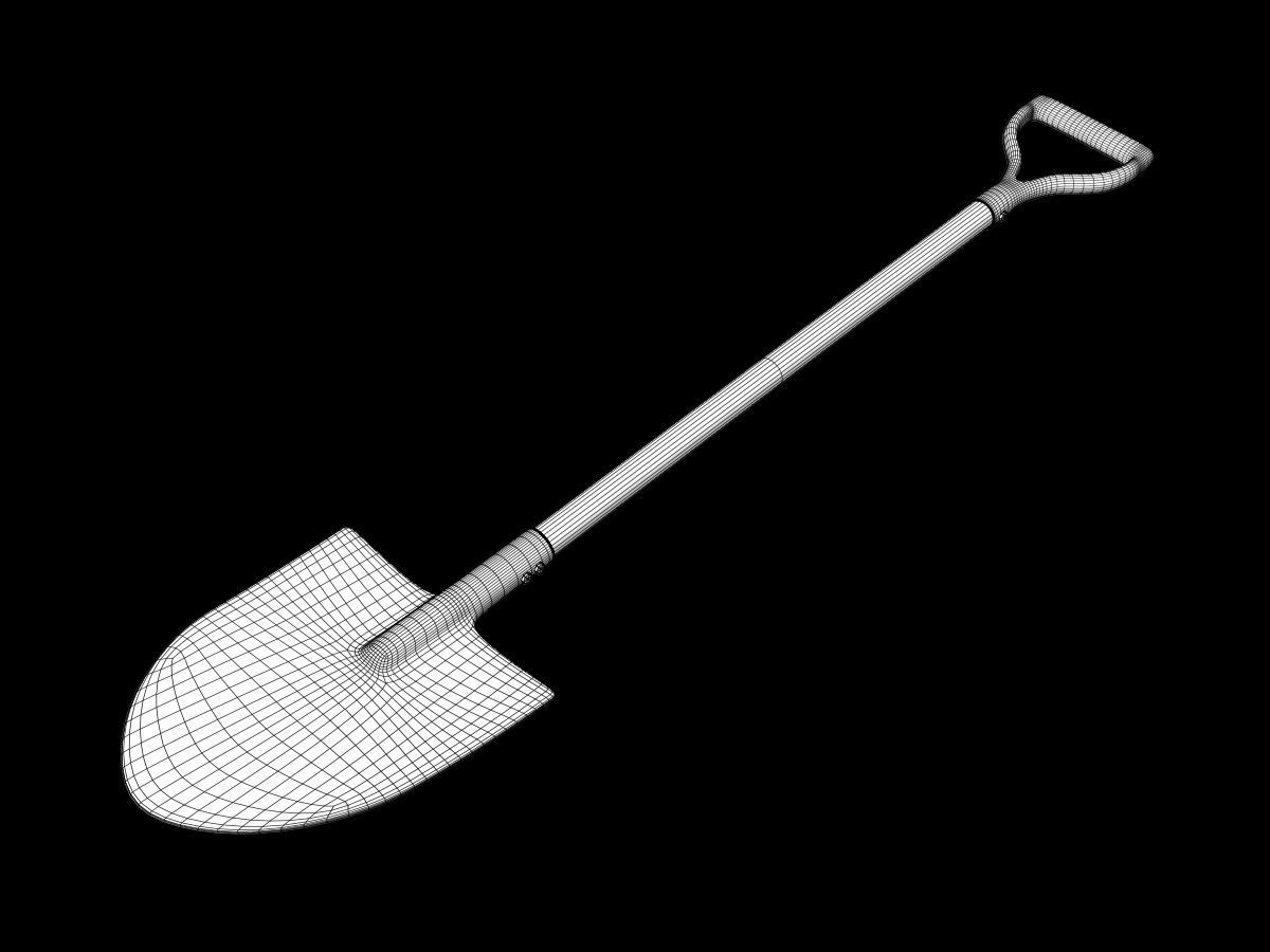 Shovel 3D model_2