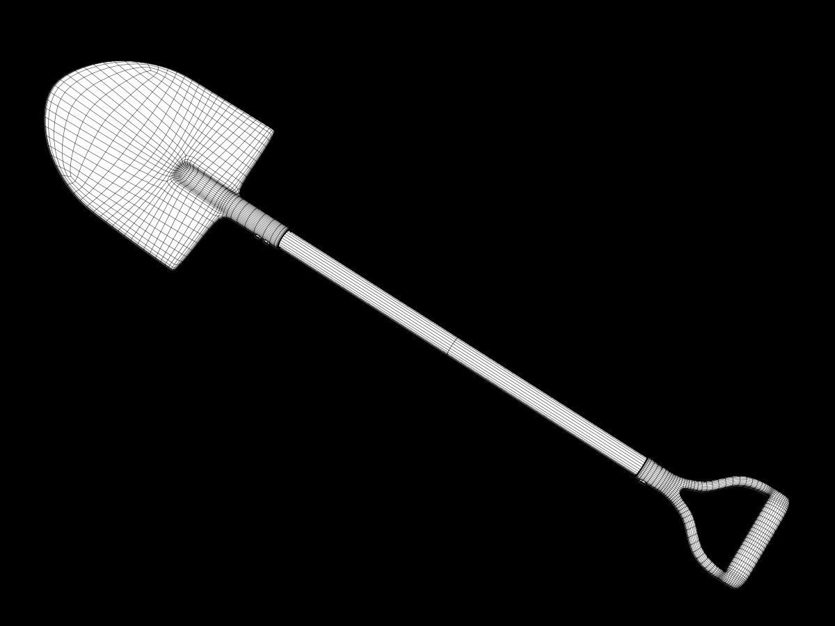 Shovel 3D model_3