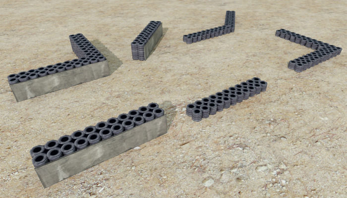 FPS Cover Pack Low-poly 3D model_8