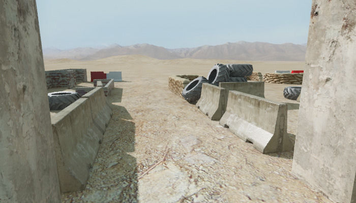 FPS Cover Pack Low-poly 3D model_7