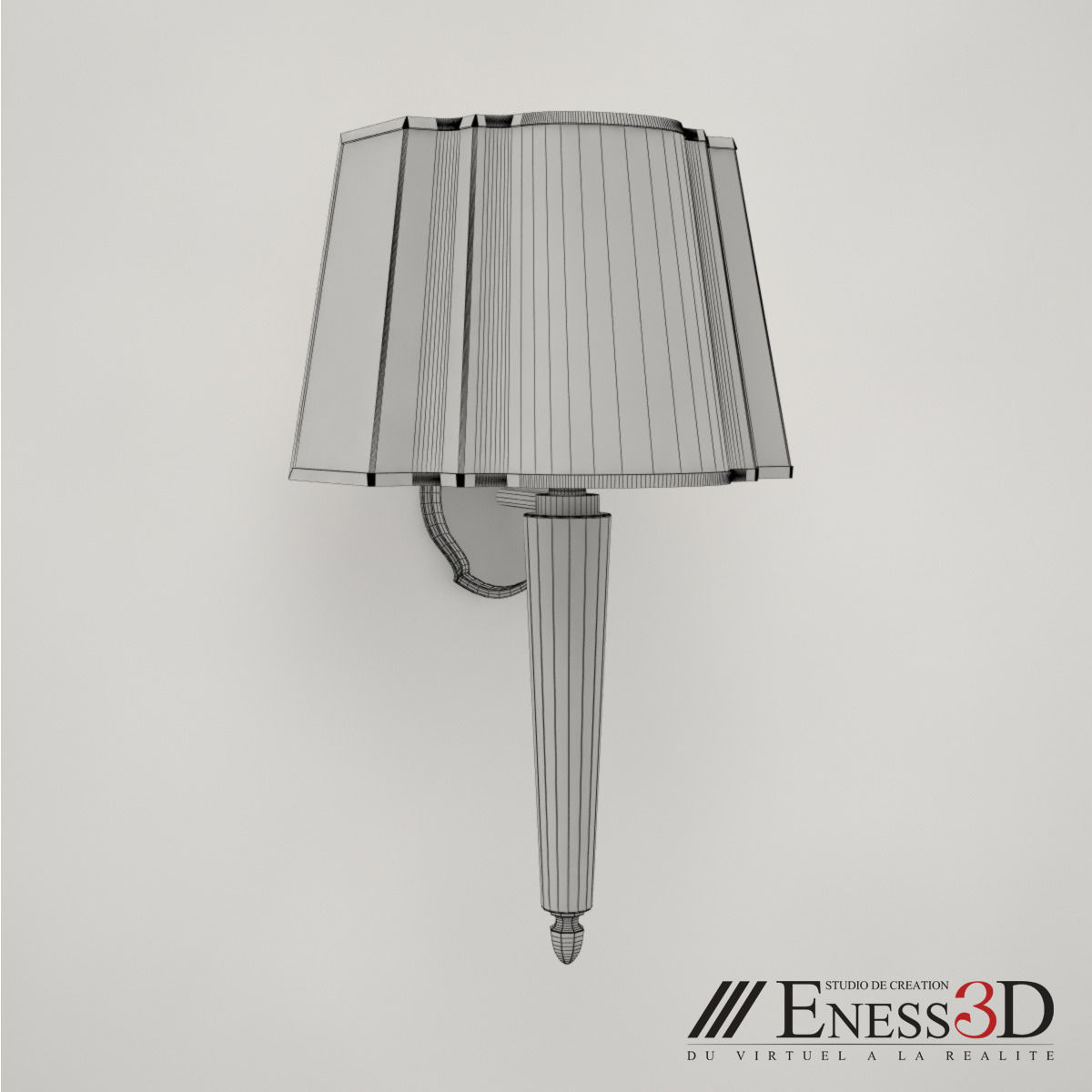 Pro - Wall Lamp Cristal Devon and Devon 3D model_4