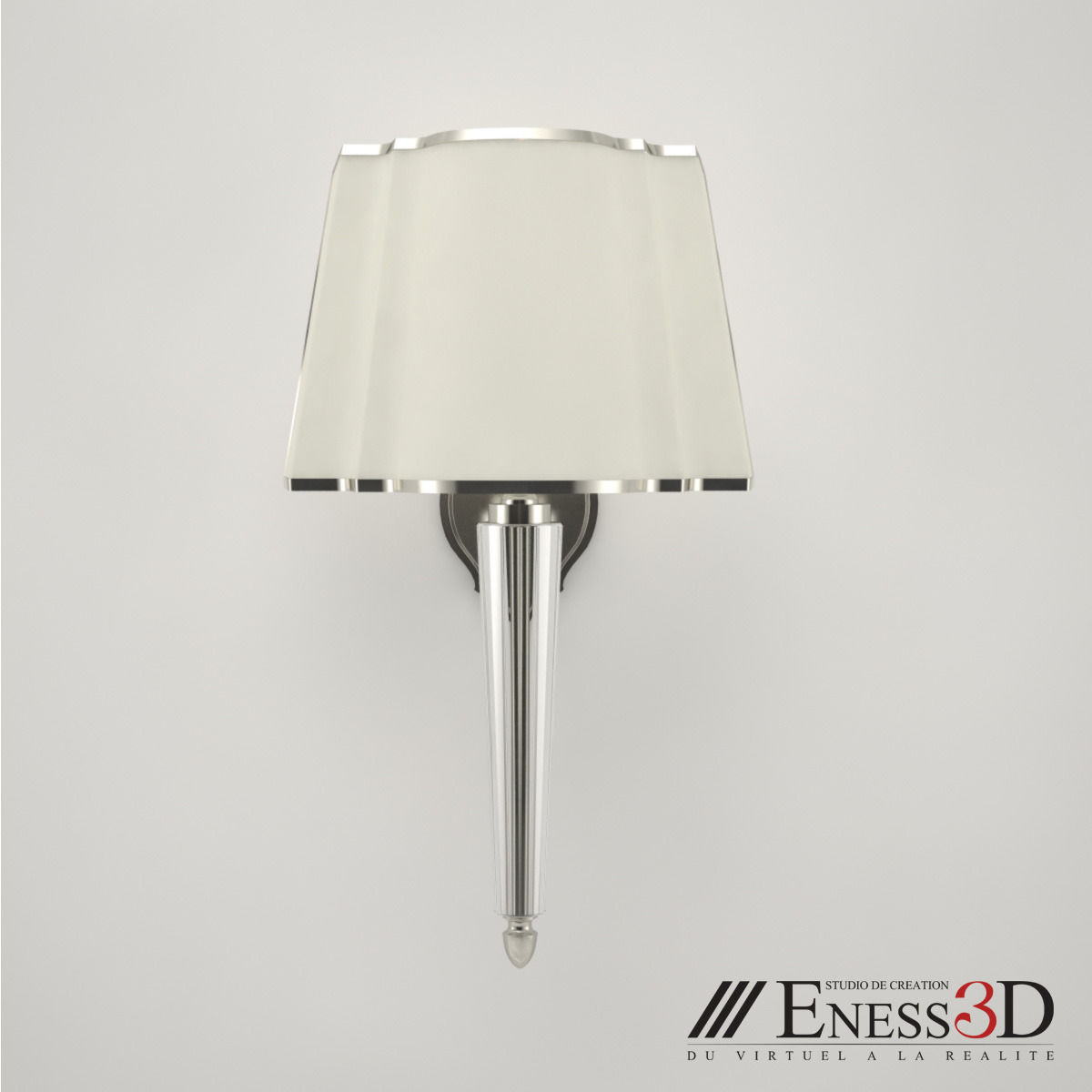 Pro - Wall Lamp Cristal Devon and Devon 3D model_2