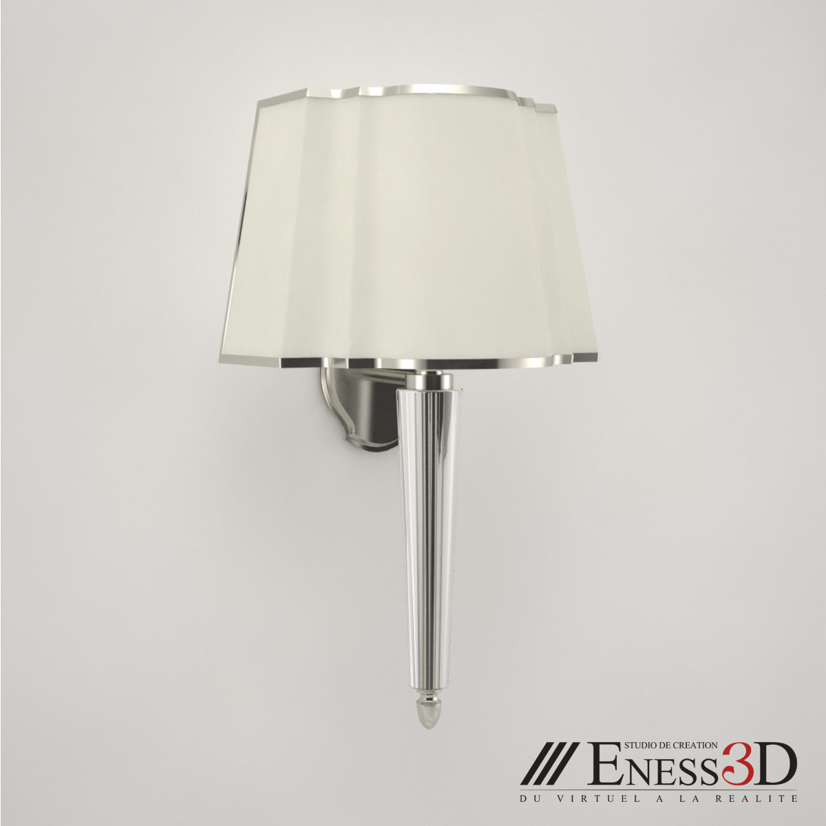 Pro - Wall Lamp Cristal Devon and Devon 3D model_3