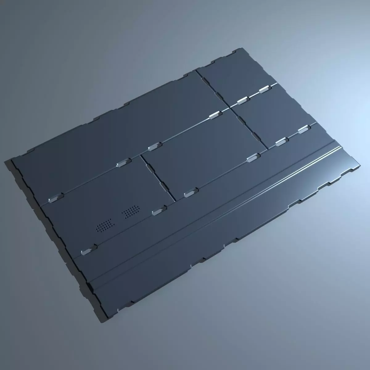 Scifi Paneling Elements 3D model_0
