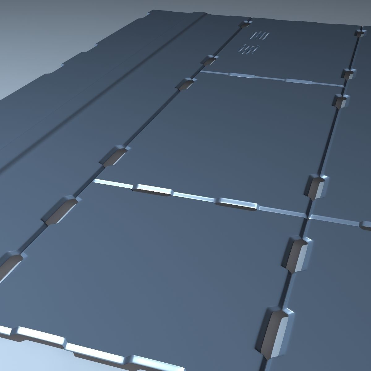Scifi Paneling Elements 3D model_3