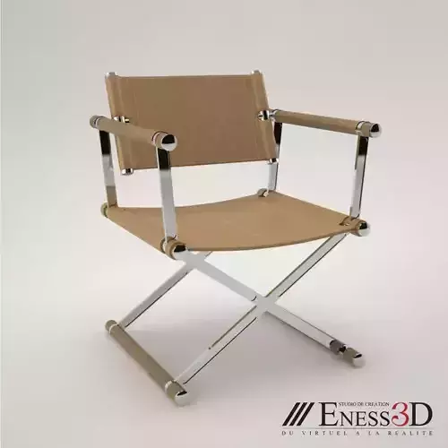 Pro - Directors chair Linley 3D model