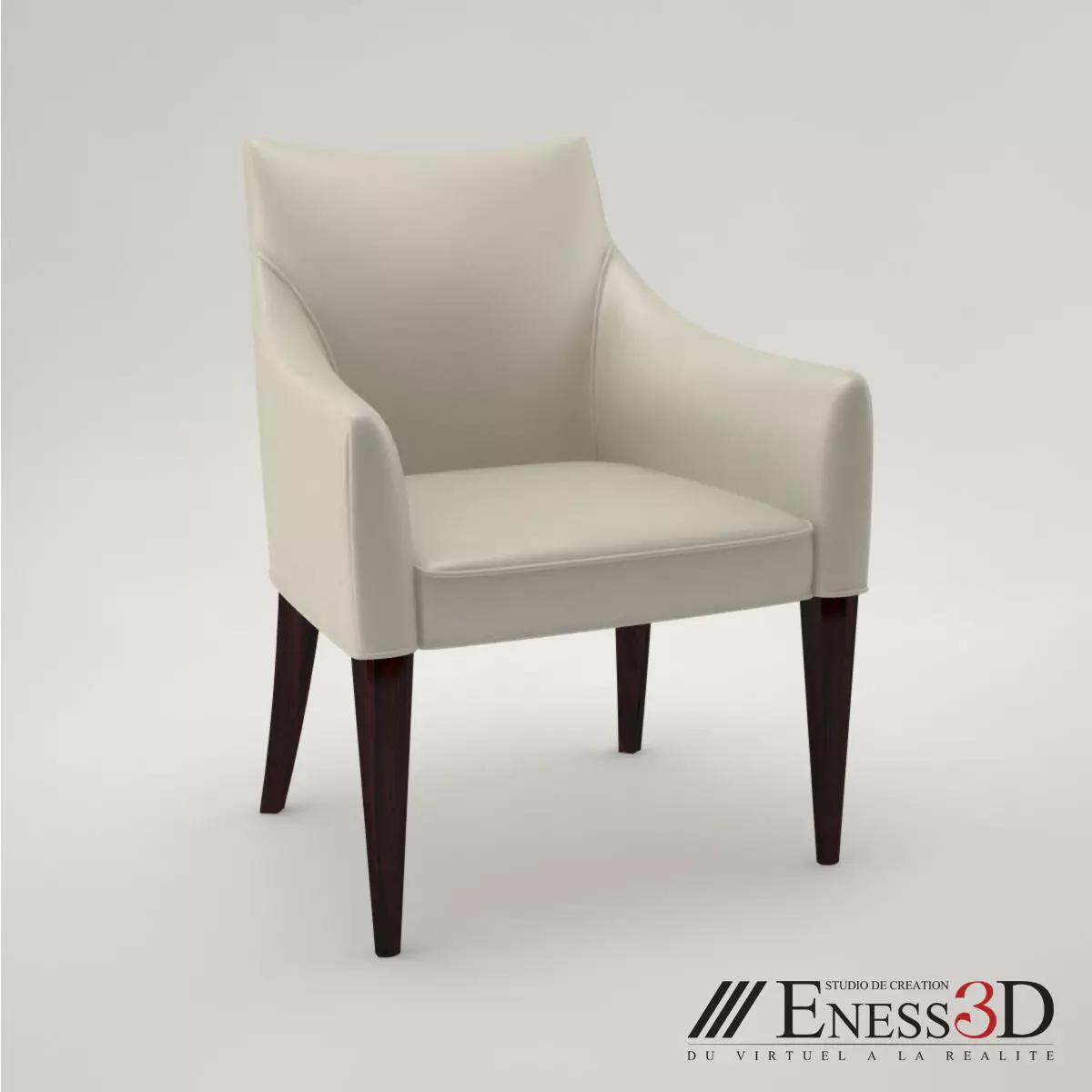 Pro - Breakfast armchair dakota jackson 3D model_0