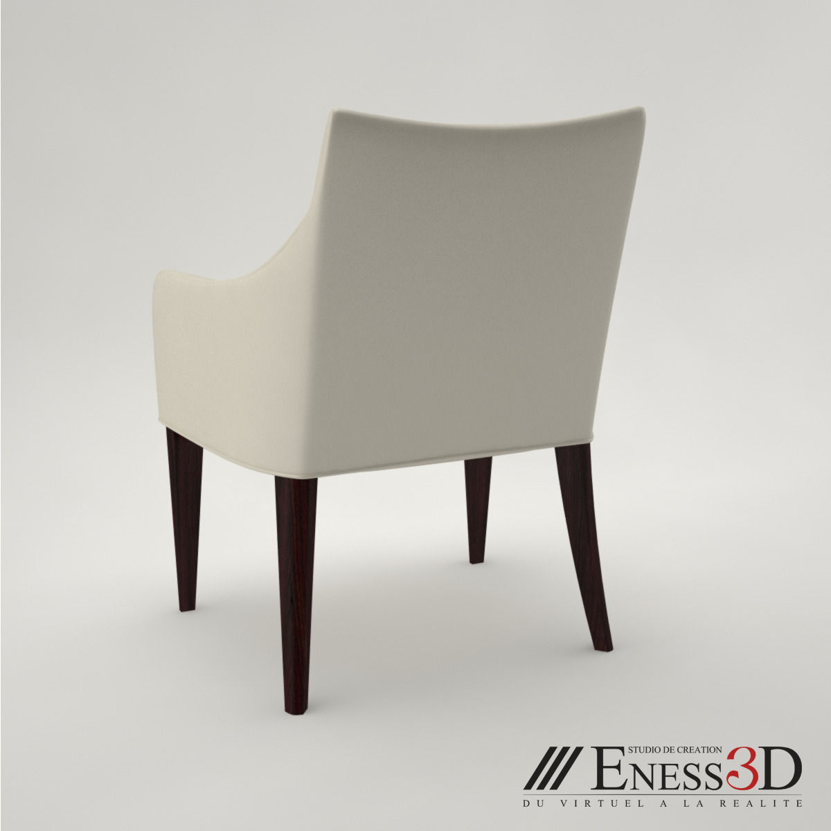Pro - Breakfast armchair dakota jackson 3D model_1