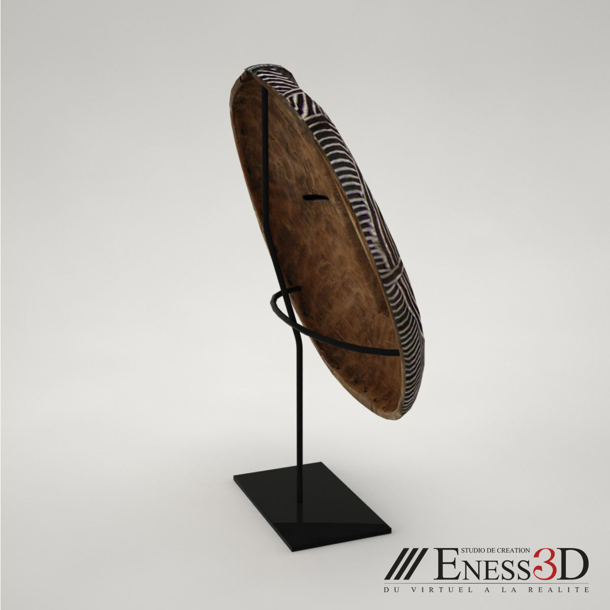 Decorative Object Mask Songye 3D model_1