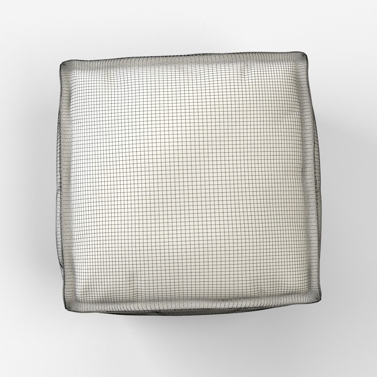 Cubic Pouf  3D model_2