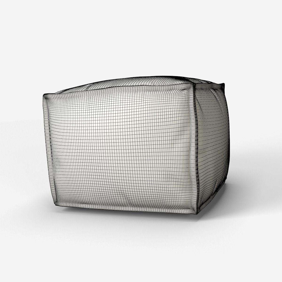 Cubic Pouf  3D model_0