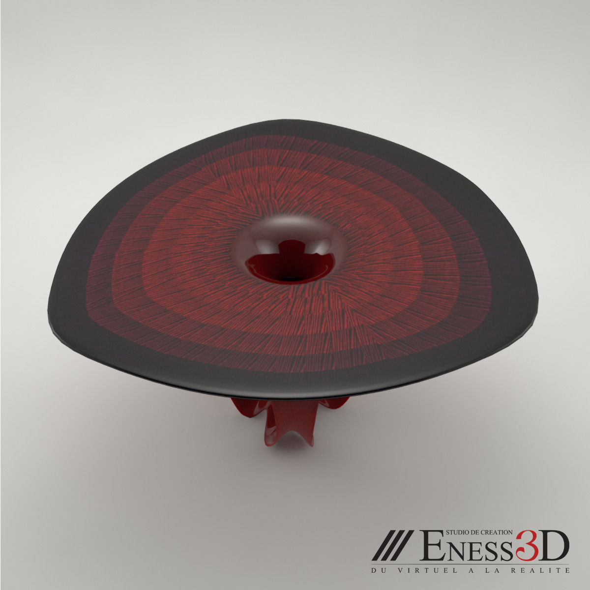 Pro - Breakfast Table Infinity Silverlining Copie 3D model_3