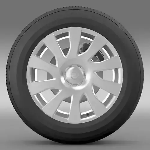 Opel Vivaro Van wheel 2015 3D model