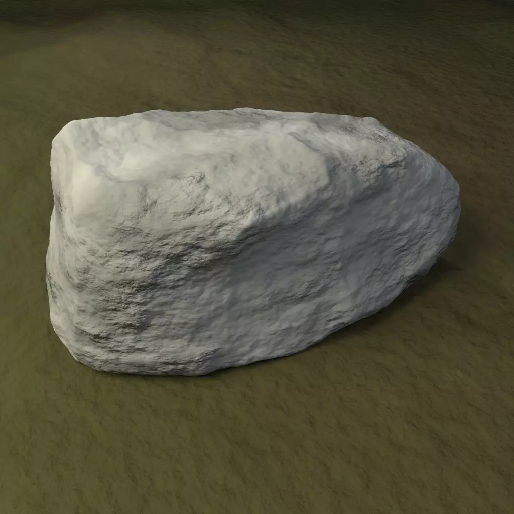 Rock 2 a in desert 3D model