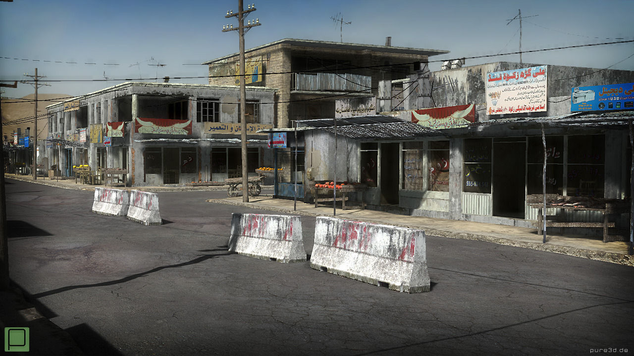 Arab City Building - Building D Low-poly 3D model_2